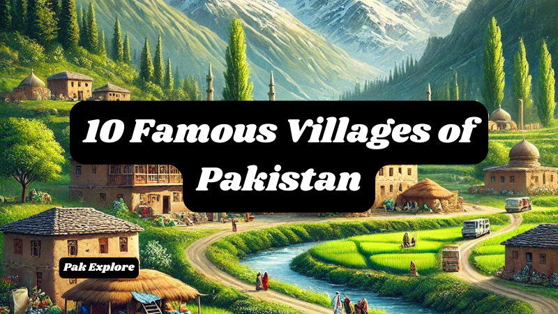 Discover Pakistan's 10 famous villages, highlighting unique traditions, stunning landscapes, and vibrant local culture.