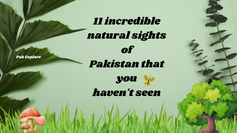 11 incredible natural sights of Pakistan that you haven't seen