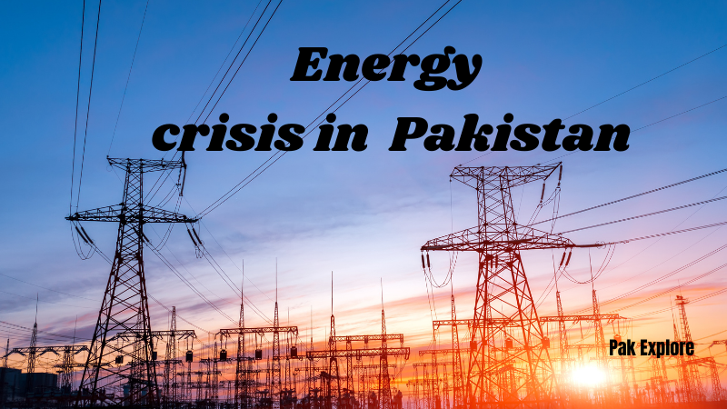 Energy crisis in Pakistan due to power load shedding, gas shortage and resource scarcity, negative impact on people and economy.