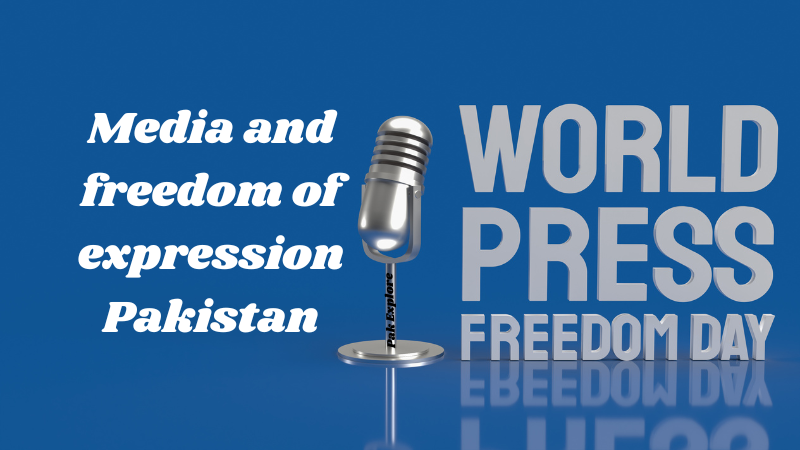 Media and Freedom of Expression in Pakistan A scene highlighting the freedom of the press, the role of the media and its influence in shaping public opinion.