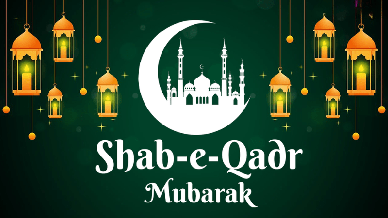 Shab- al-Qadr is an important night in the last decade of Ramadan. According to the Qur'an, it is a night better than a thousand months