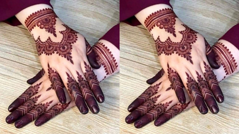 Pakistani mehndi designs consist of intricate and attractive designs, including flowers, vines, and traditional patterns.