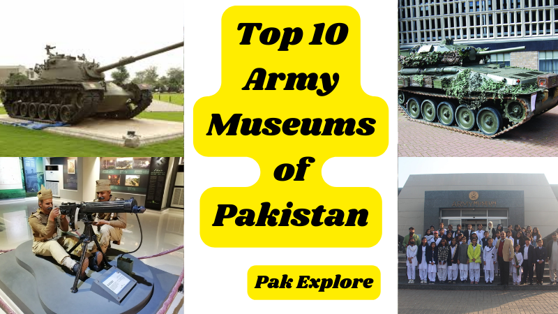 Pakistan's Army Museums are important historical sites where the country's military history, war exploits and sacrifices are highlighted