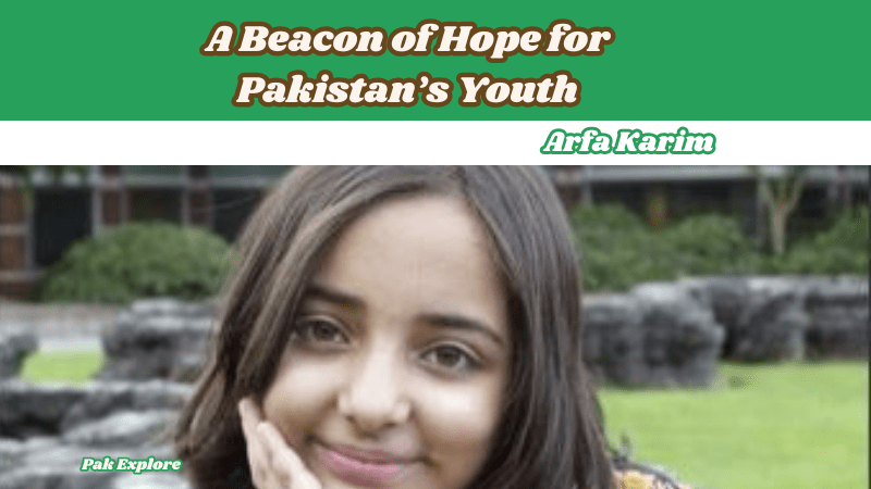 A tribute to Arfa Karim, a young Pakistani prodigy who became the youngest Microsoft Certified Professional and inspired millions with her brilliance and determination.