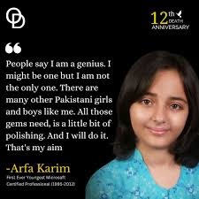 Arfa Karim